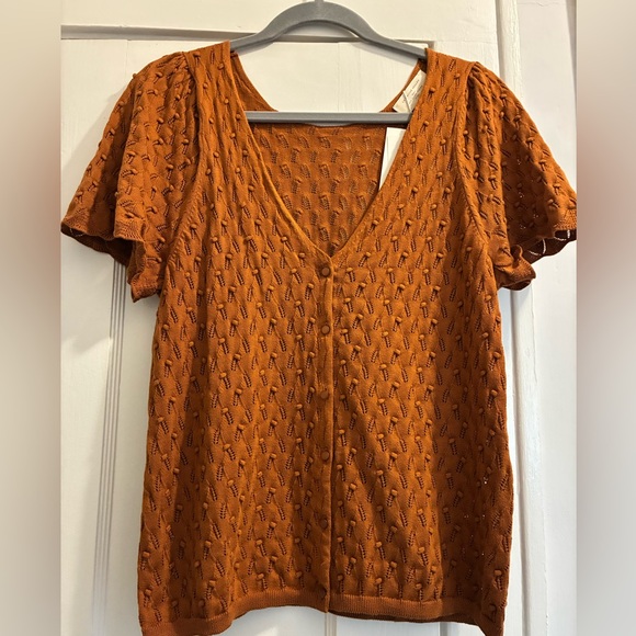 Sezane Jeanne Jumper Hazelnut - Size L - Picture 2 of 6